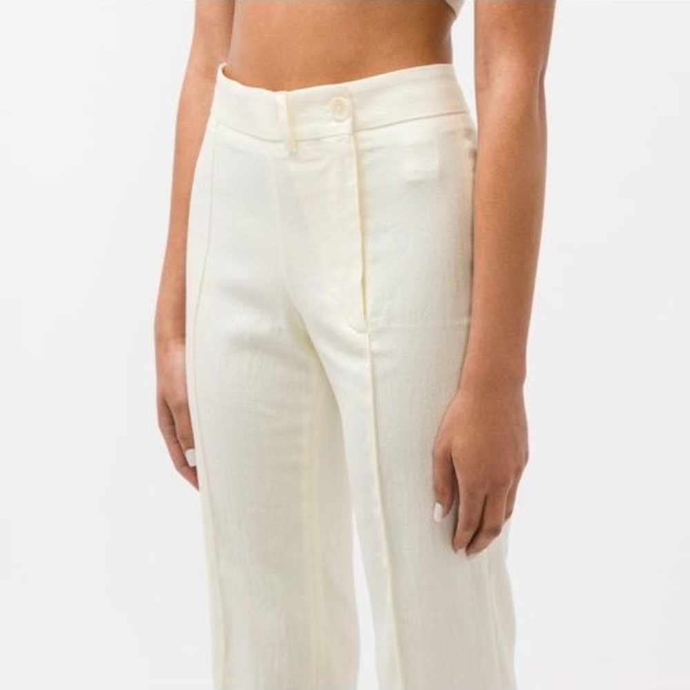 Jacquemus Le Pantalon Fresa Asymmetric Suit Pants  FR44 / US12 / XXL  Waist 34"